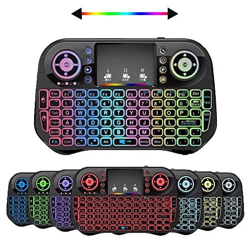 Mini Teclado Luminoso Bluetooth +2.4 Wireless Dual Mode