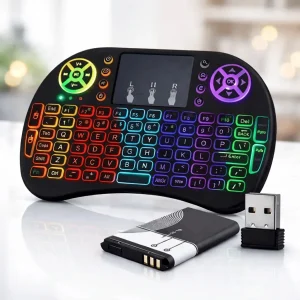 Mini Teclado Luminoso Bluetooth