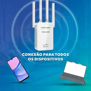 Repetidor de Sinal Wi-Fi Pix-Link 4 Antenas - Image 2