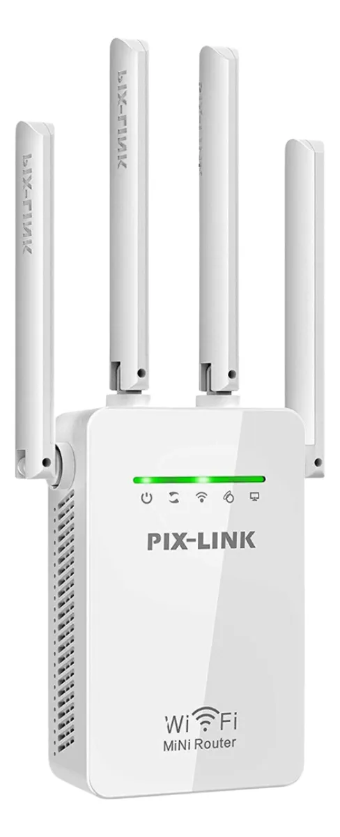 Repetidor de Sinal Wi-Fi Pix-Link 4 Antenas