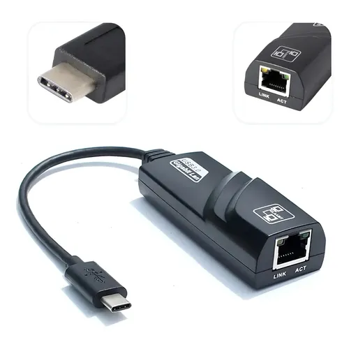 Adptador Tipo C para RJ45