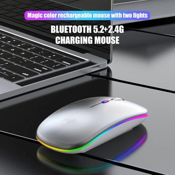 MOUSE WIRELESS RGB 5084A