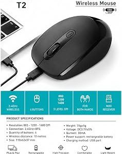 MOUSE WIRELESS T2 - Image 2