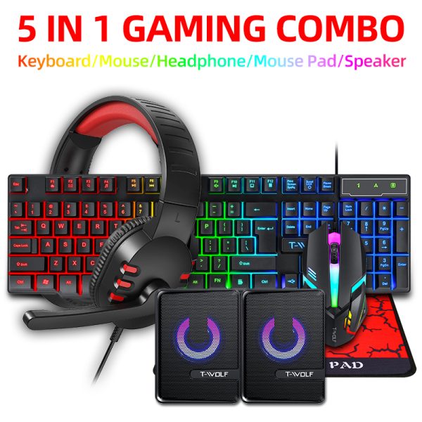 KIT GAMER 5H1 5 EM 1