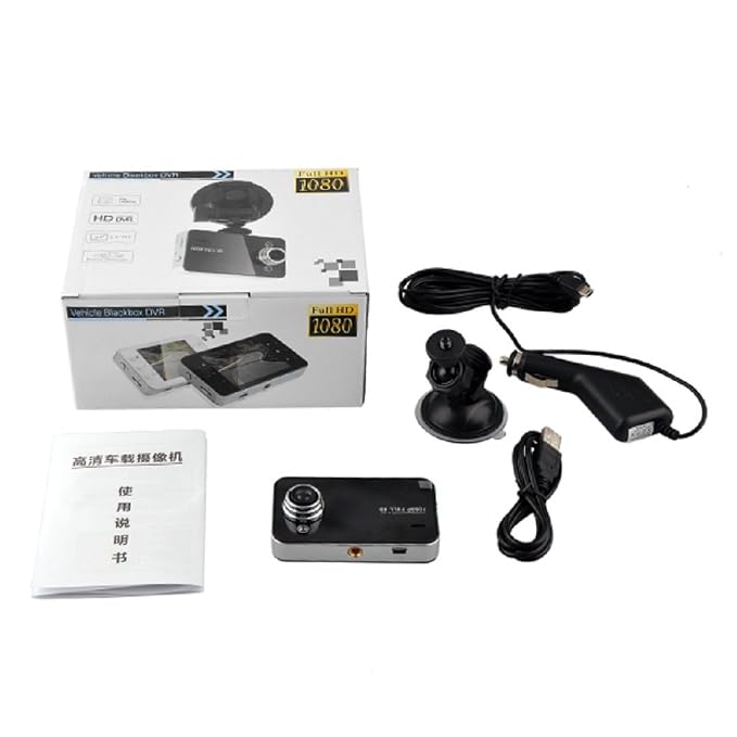 Câmera veicular DVR HD Blackbox com tela LCD - Image 2