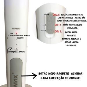 Raquete Elétrica Mata Mosquito - Image 2