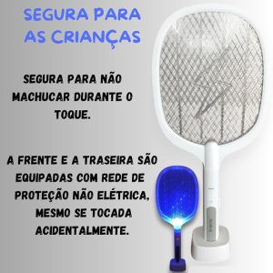 Raquete Elétrica Mata Mosquito - Image 3