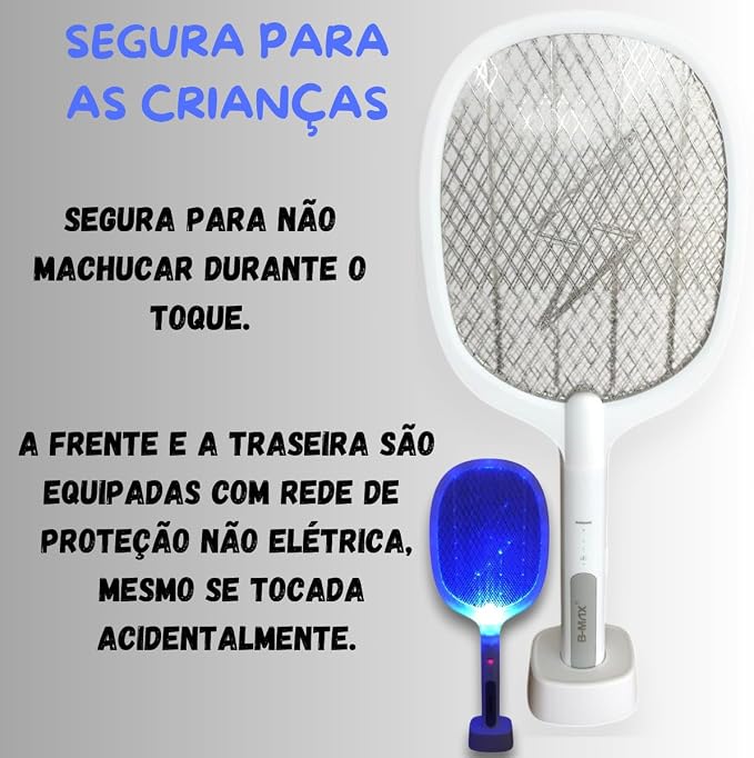 Raquete Elétrica Mata Mosquito - Image 3